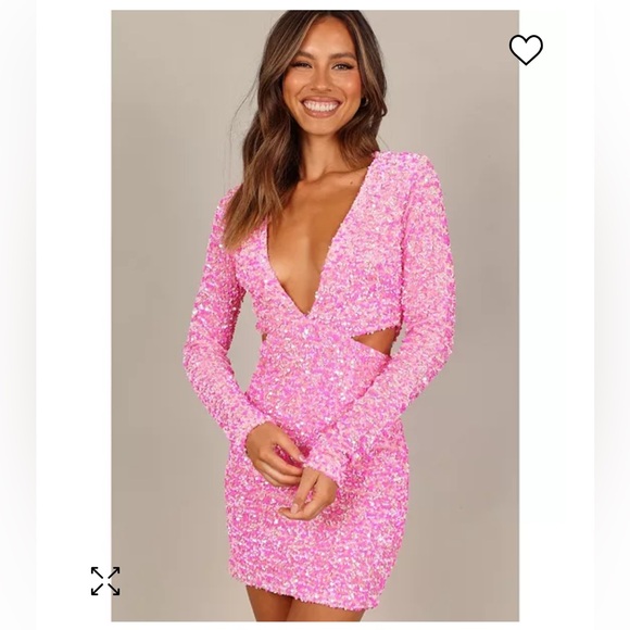 Pink Sequins Mini Dress 🩷 - Picture 9 of 9